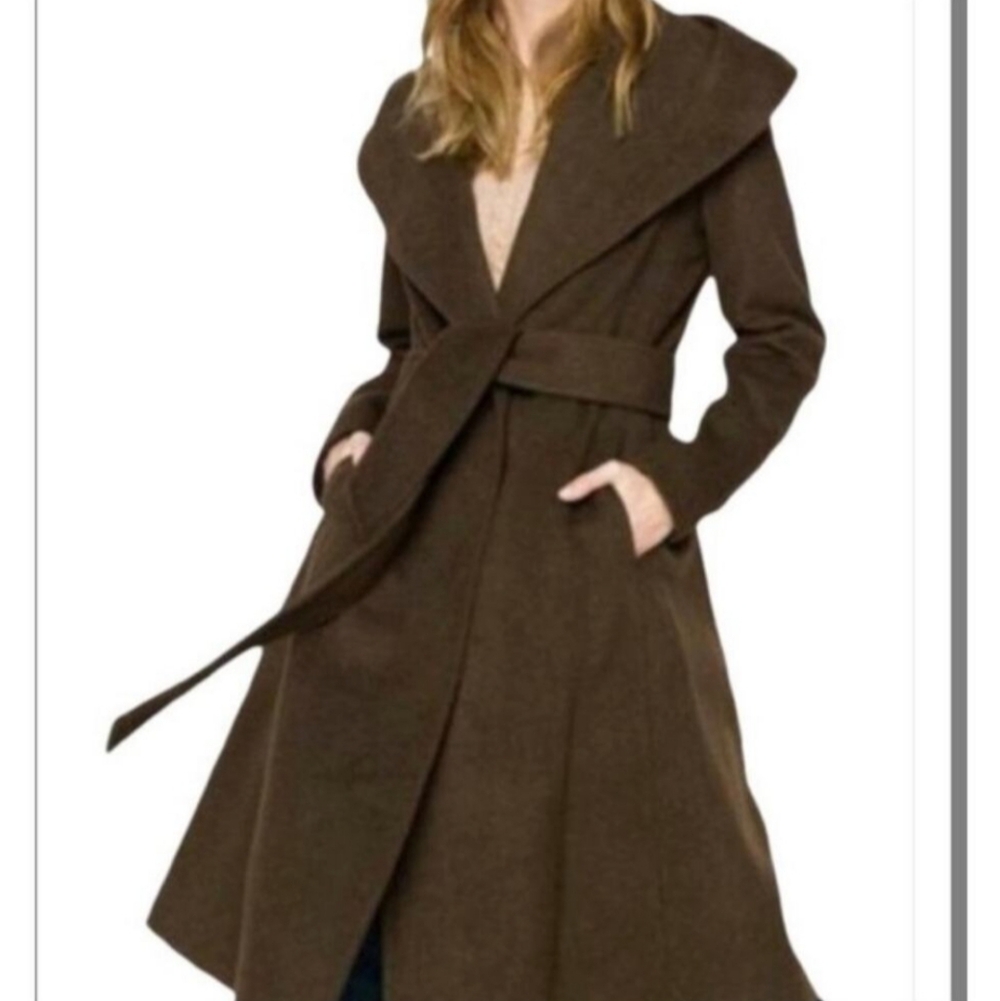 Cole Haan Dark Brown Trench Coat